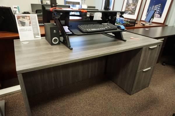 New Newport Grey Desk - New & Used Desks & Office Furniture.jpg