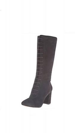New in Box NINE WEST Leather Lace Up Knee High Heeled Boots 8.jpg