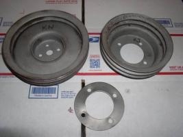 1970 to 1972 Cutlass Pulleys NON AIR 2 Groove NO A/C Pully Set